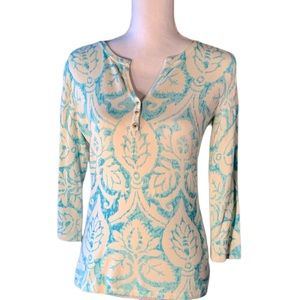 J.McLaughlin size XS knit, feminine henley top